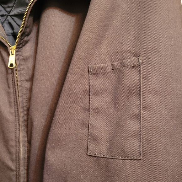 Dickies (Dark Brown) Men's Insulated Eisenhower Front-Zip Jacket - Picture 7 of 10